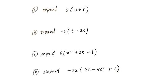 Expanding Polynomials Practice Problems Youtube