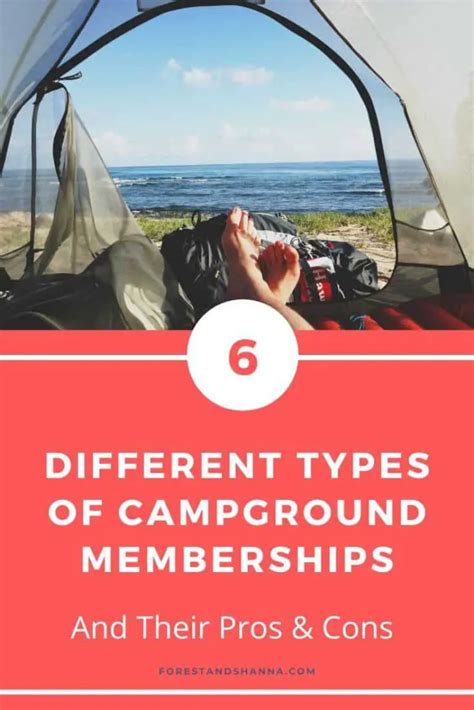 Different Types Of Campground Memberships Forest And Shanna Ventures