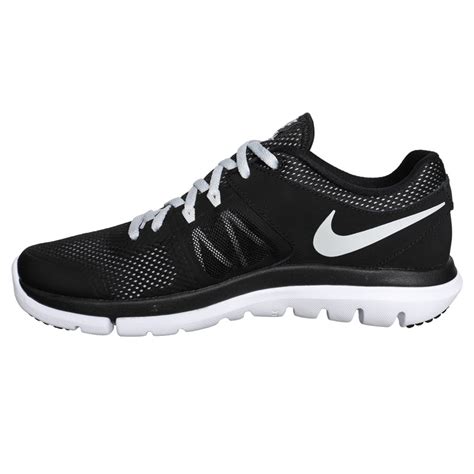 Nike Flex Run Womens Training Shoes Blackwhite