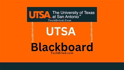 Utsa Blackboard Login University Of Texas At San Antonio Techdriod
