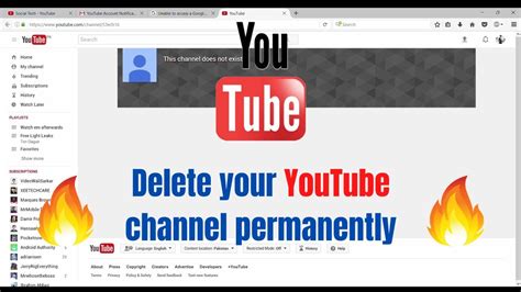 Delete Your Youtube Channel Permanently Easiest Method Youtube