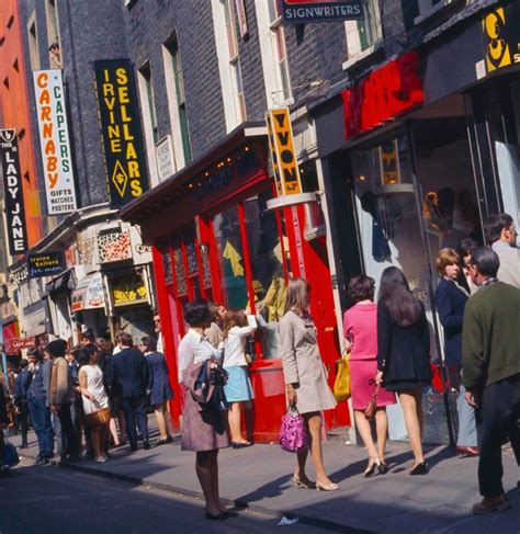Sixties — Carnaby Street London Circa 1967 Photo By Carnaby Street Carnaby London Boutique
