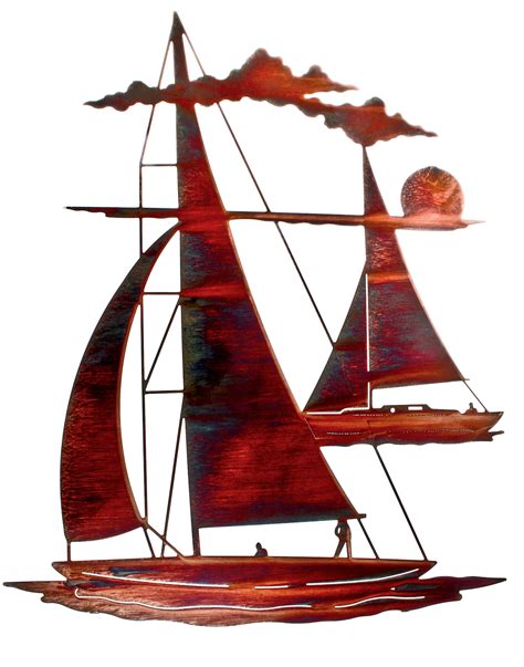 This Is A Fun And Original Sail Boat Wall Art Piece Perfect For Any