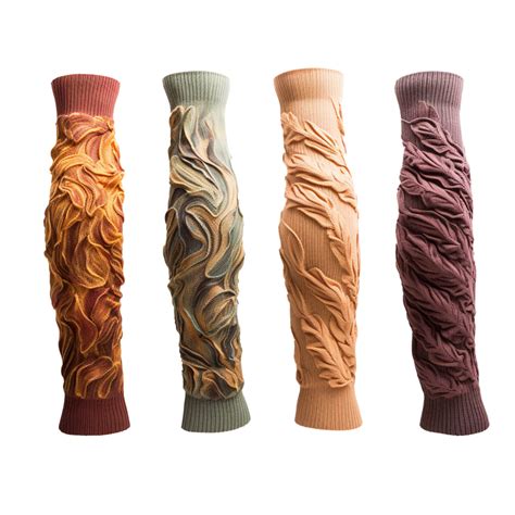 AI Generated Beautiful Arm Warmers Png Isolated On Transparent Background PNG