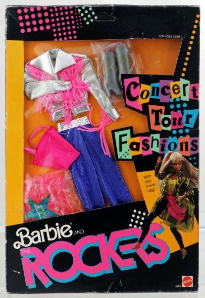 Barbie And The Rockers Concert Tour Fashions 3393 New Nrfp 1986 Mattel