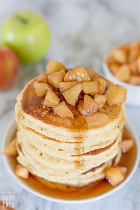 Apple Cinnamon Pancakes Grace And Good Eats