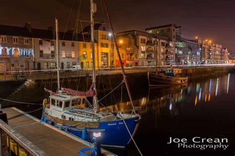 Galway Harbour By Night Pic Credit Joe Crean Photographer Galway City