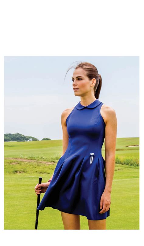 Dune Racerback Dress With Collar Womens Golf Fashion Golf Skirts