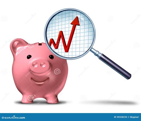 Savings Growth Chart Stock Illustration Illustration Of Bank 39328235