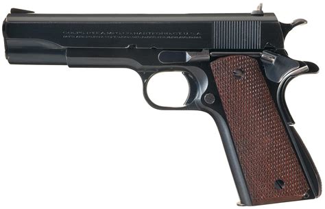 Colt National Match Pistol 45 Acp Rock Island Auction