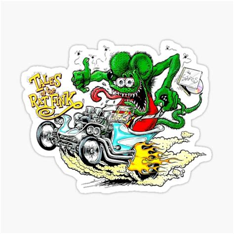 Discount Shop Flagship Stores Free Shipping And Easy Returns 5pcs Rat Fink Decal Racing Ed Roth