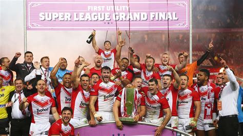 Super League Grand Final St Helens Beat Wigan Warriors At Old Trafford