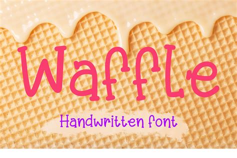 Waffle Font By Piyata Digital · Creative Fabrica