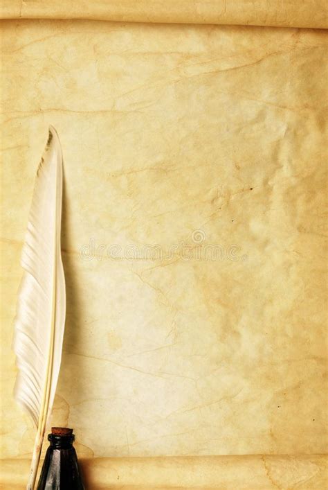 Paper Quill Quill And Ink Old Paper Background Old Paper