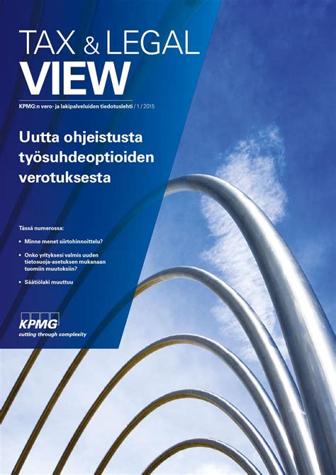 Tax & Legal View 1/2015 by KPMG Oy Ab - Issuu