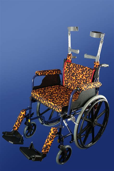 Flaming Wheelchair Accessory Set Cool Accessories For Wheelchairs