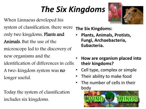 Ppt The 6 Kingdoms Of Life Powerpoint Presentation Free Download Id 2471585