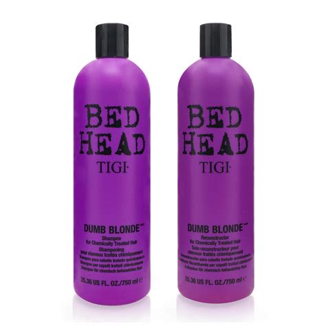Tigi Bed Head Dumb Blonde Shampoo And Reconstructor Conditioner Duo