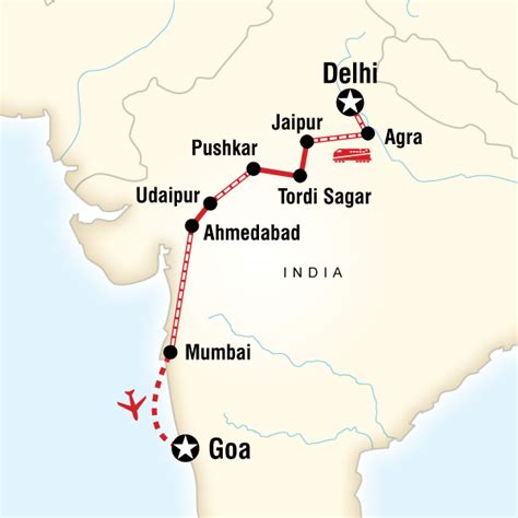 It forms the national capital territory of delhi, rather than being part of a state. Indien: Von Delhi nach Goa - preiswert reisen ...