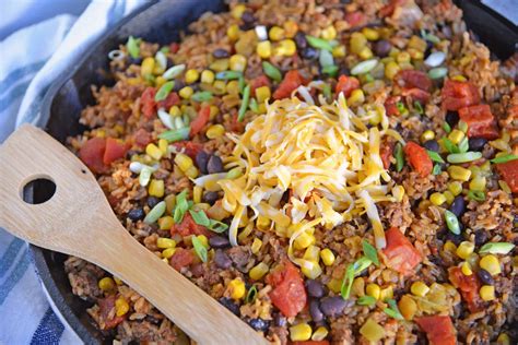 Cook beef and onions until beef is. Mexican Beef and Rice Casserole | One Dish Ground Beef Recipe