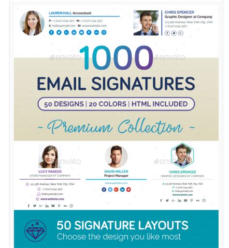 19+ Marketing Email Signature Templates - Editable PSD, AI, InDesign