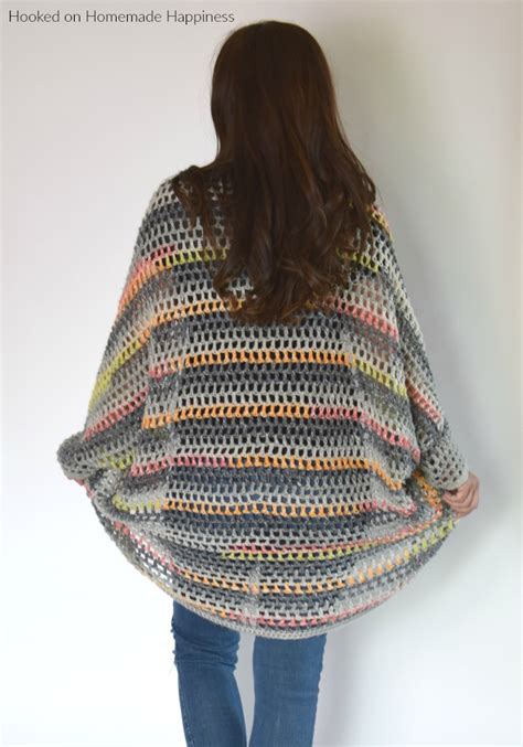 Urban Chic Cocoon Sweater Crochet Pattern Hooked On Homemade Happiness