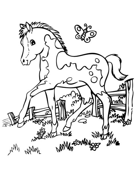 Cute Horse Coloring Pages Coloring Home