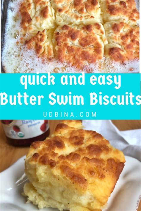 Add 2 cups bisquick instead of flour. quick and easy Butter Swim Biscuits | Easy butter ...