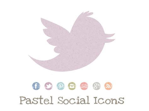 Pastel Social Media Icons Pancake Ninja