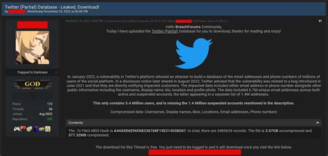 Hacker Leaks 5 3M Twitter Accounts As Claims Of Larger Breach Surface