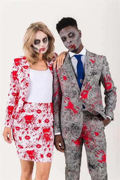Zombie Costume For Couple Easy Diy Your Costume For Halloween With The Suits From Opposuits