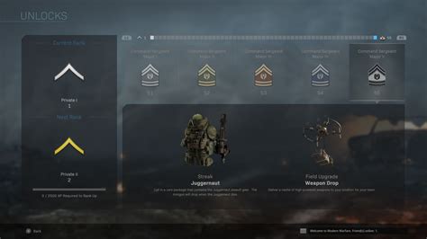 Feature Explaining Player Progression In Call Of Duty Modern Warfare