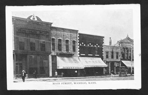 Main Street Wamego Kansas Kansas Memory Kansas Historical Society