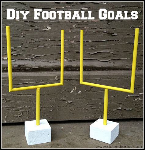 √ Homemade Field Goal Post