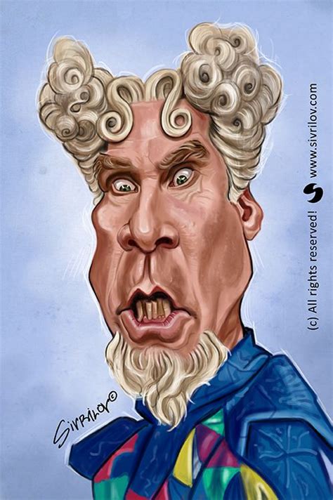 Will Ferrell Cartoon Faces Funny Faces Cartoon Art Ca