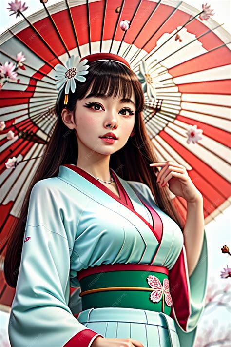 Anime Girl Personnages Mignons Illustrations Kawaii Beautés Fille Japonaise Fond Décran Photo