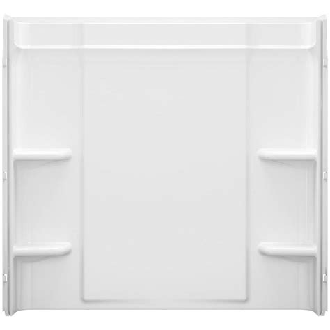 Simply install a bathtub wall surround, and there will be no need for excessive movement. STERLING Ensemble Alcove 60 in. x 30 in. x 55 in. Fixed 3 ...