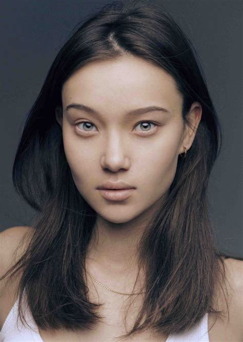 Asian Beauty Model Face Portrait Woman Face