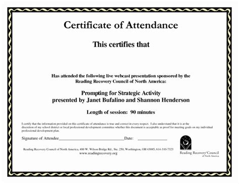 30 Ceu Certificate Of Attendance Template Pryncepality Intended For