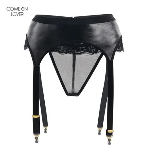 Comeonlover Sexy Leather Garter Belt Plus Size Suspenders With
