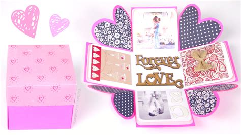 This valentine's day craft is easy for kids to do, and the results are adorable. DIY EXPLODING BOX - Valentine's Day Gift Idea ...