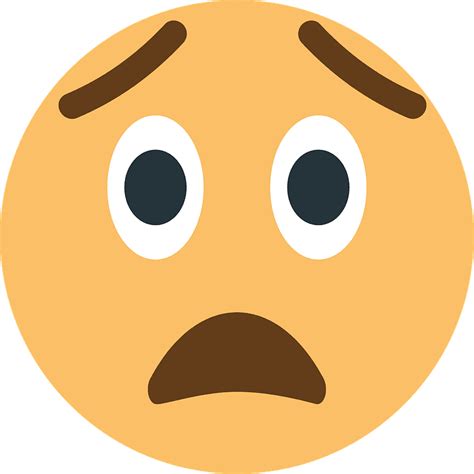 Sweating Emoji Cliparts Scared Afraid Face Emoji Transparent Hot Sex