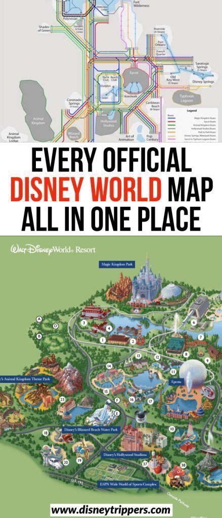 Every Official Disney World Map All In One Place Directions For