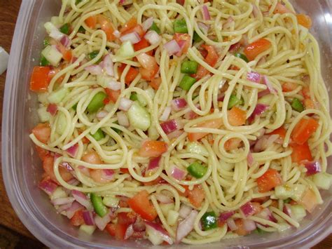 Fresh Spaghetti Pasta Salad Recipe Food Com