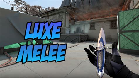 Luxe Knife Skin Showcase Luxe Melee Valorant Luxe Skins Youtube