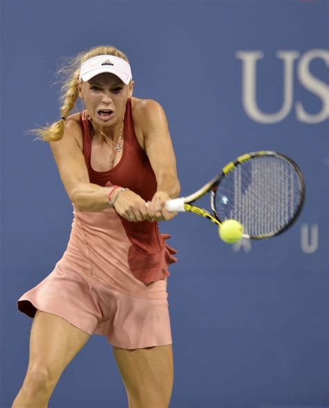 Caroline Wozniacki 2014 Us Open Tennis Tournament In New York City