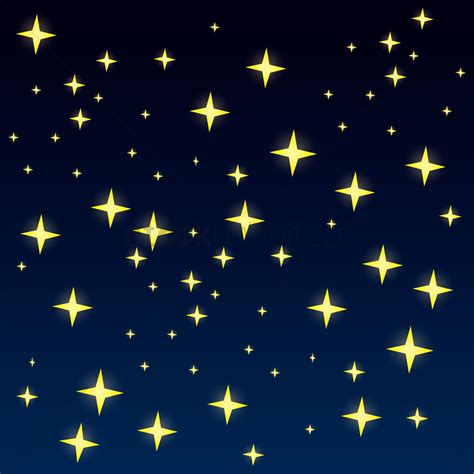 Night Sky With Stars Vector Image 1534527 Stockunlimited