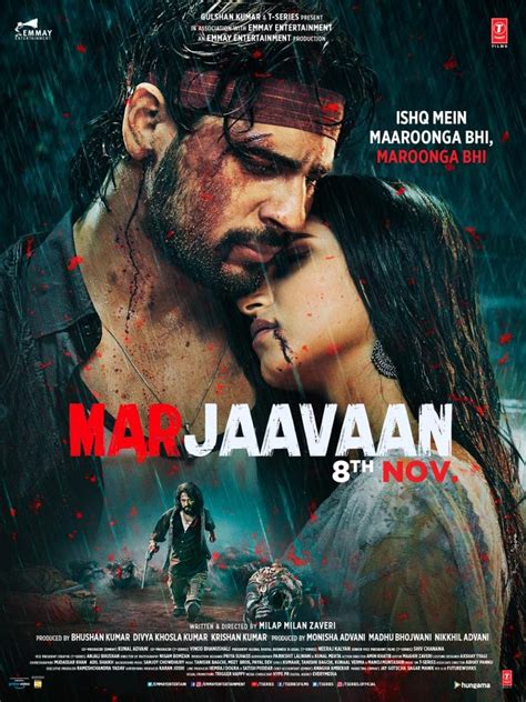 New Marjaavaan Poster Featuring Sidharth Malhotra And Tara Sutaria