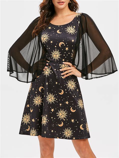 Purple Sun And Moon Mesh Bodycon Dress Sun And Moon Mesh Bodycon