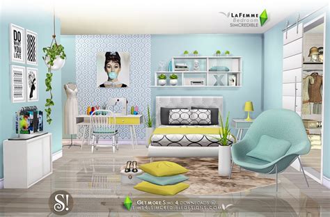 Lafemme Bedroom By Simcredible Liquid Sims